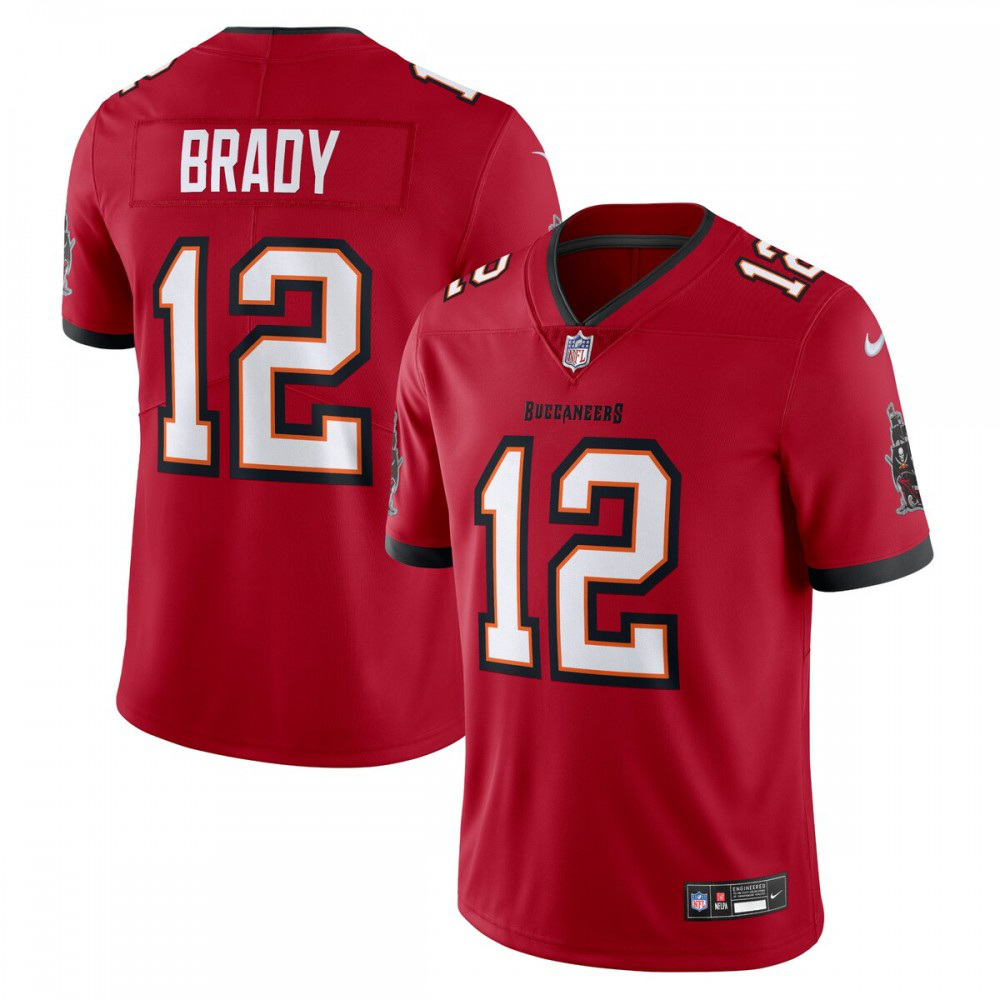 Tom Brady Tampa Bay Buccaneers Nike Vapor Untouchable Limited Jersey - Red-GridironStore